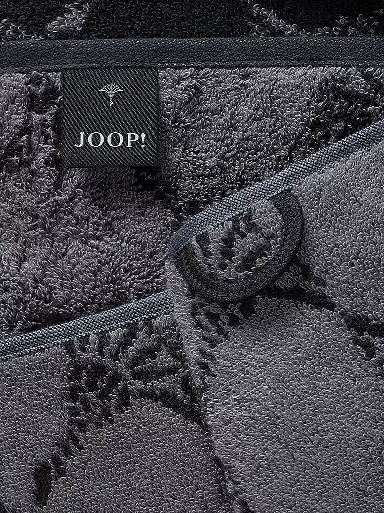 JOOP | Saunatuch Cornflower 80x200cm Schwarz | schwarz