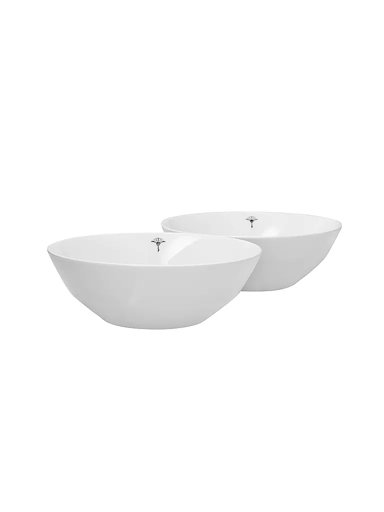 JOOP | Schalen 2er Set 16x5,5cm Single Cornflower Weiss | weiss