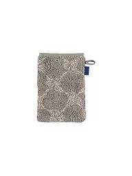 JOOP | Waschhandschuh Classic Cornflower 16x22cm Nude | grau