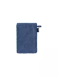 JOOP | Waschhandschuh SPLIT DOUBLEFACE 16x22cm Stein | dunkelblau