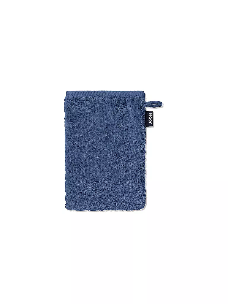 JOOP | Waschhandschuh SPLIT DOUBLEFACE 16x22cm Ocean | dunkelblau