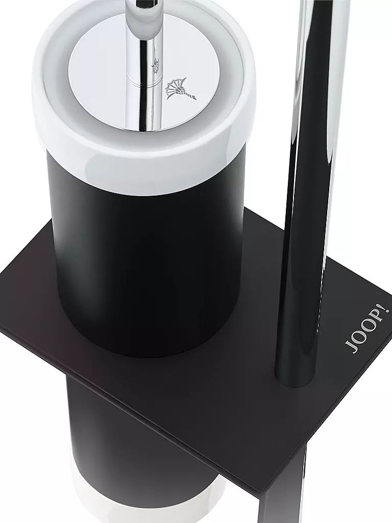 JOOP | WC Kombi freistehend mit Papierhalter Chromeline Black  70cm | weiss