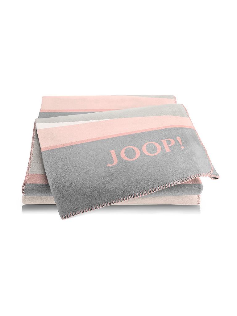 JOOP | Wohndecke "Bright" 150x200cm (Rose Graphit) | rosa