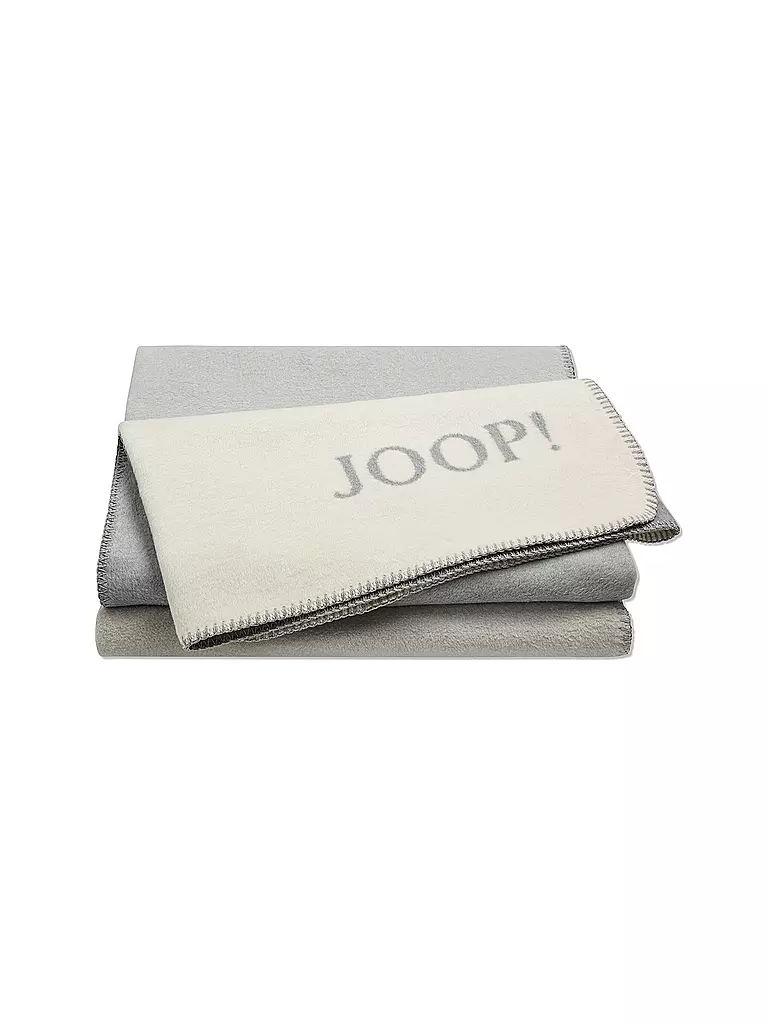 JOOP | Wohndecke 150x200cm SPLIT Stein | hellgrau