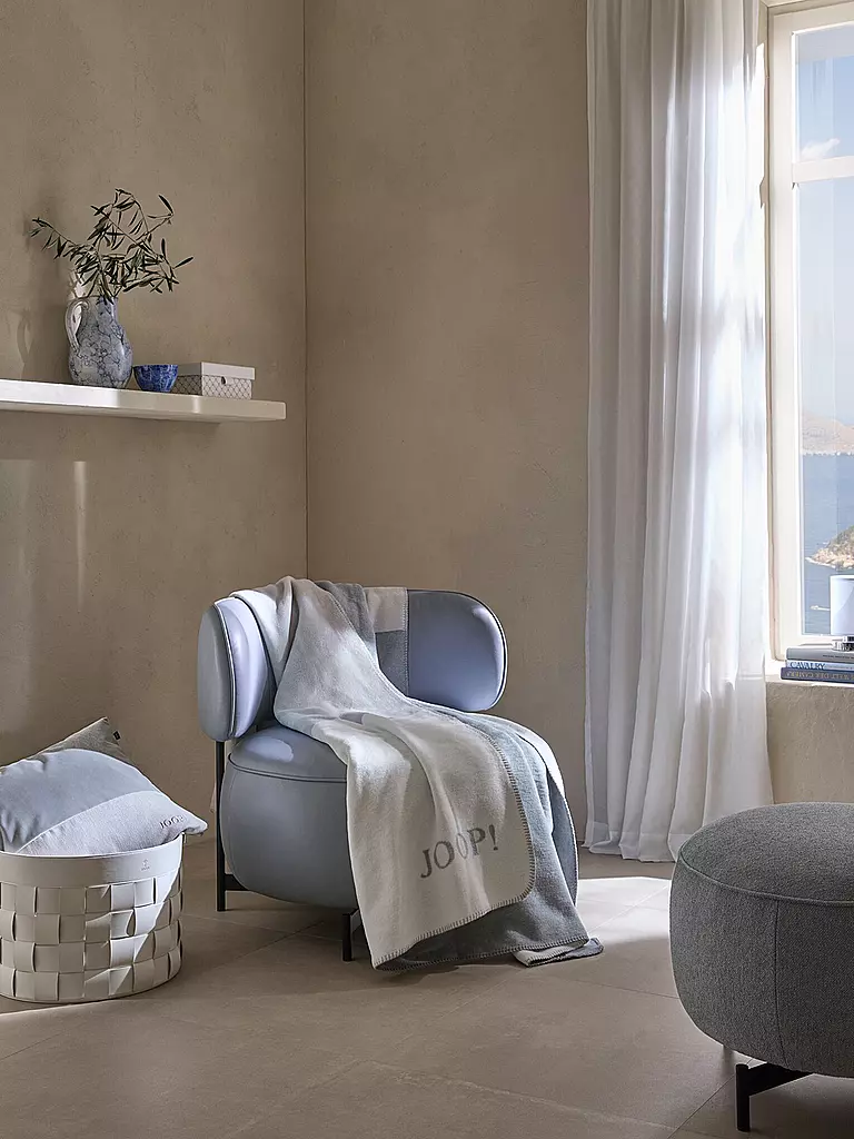 JOOP | Wohndecke 150x200cm SPLIT Stein | beige
