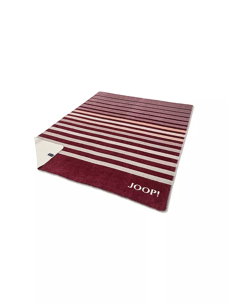 JOOP | Wohndecke SHUTTER 150x200cm Rouge | dunkelrot