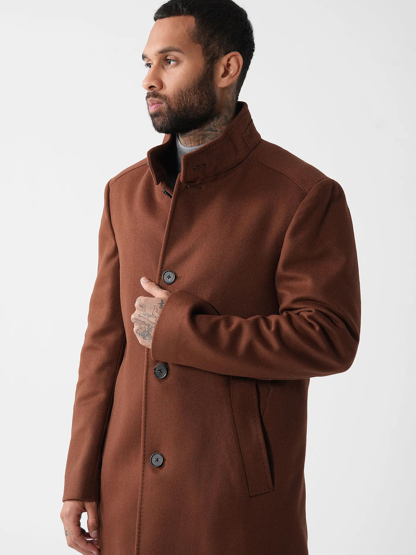 JOOP | Wollmantel MARON | braun