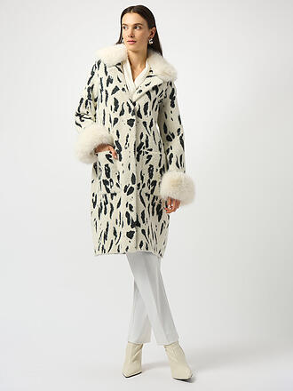 JOSEPH RIBKOFF | Mantel in Felloptik