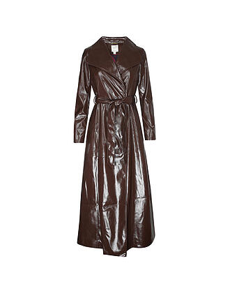 JOSEPH RIBKOFF | Trenchcoat in Lederoptik 