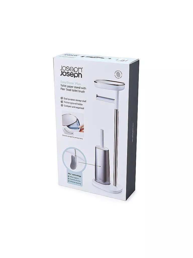 JOSEPH JOSEPH | EasyStore™ WC Butler Edelstahl 76cm | silber
