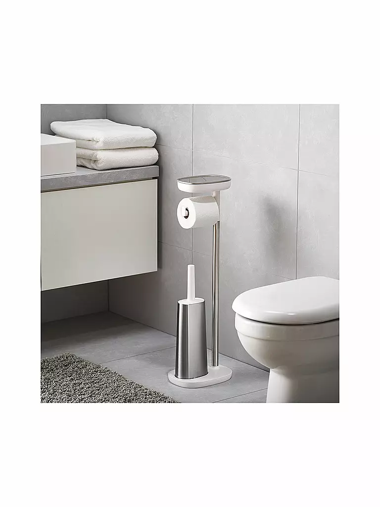 JOSEPH JOSEPH | EasyStore™ WC Butler Edelstahl 76cm | silber