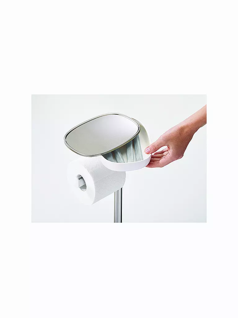 JOSEPH JOSEPH | EasyStore™ WC Butler Edelstahl 76cm | silber