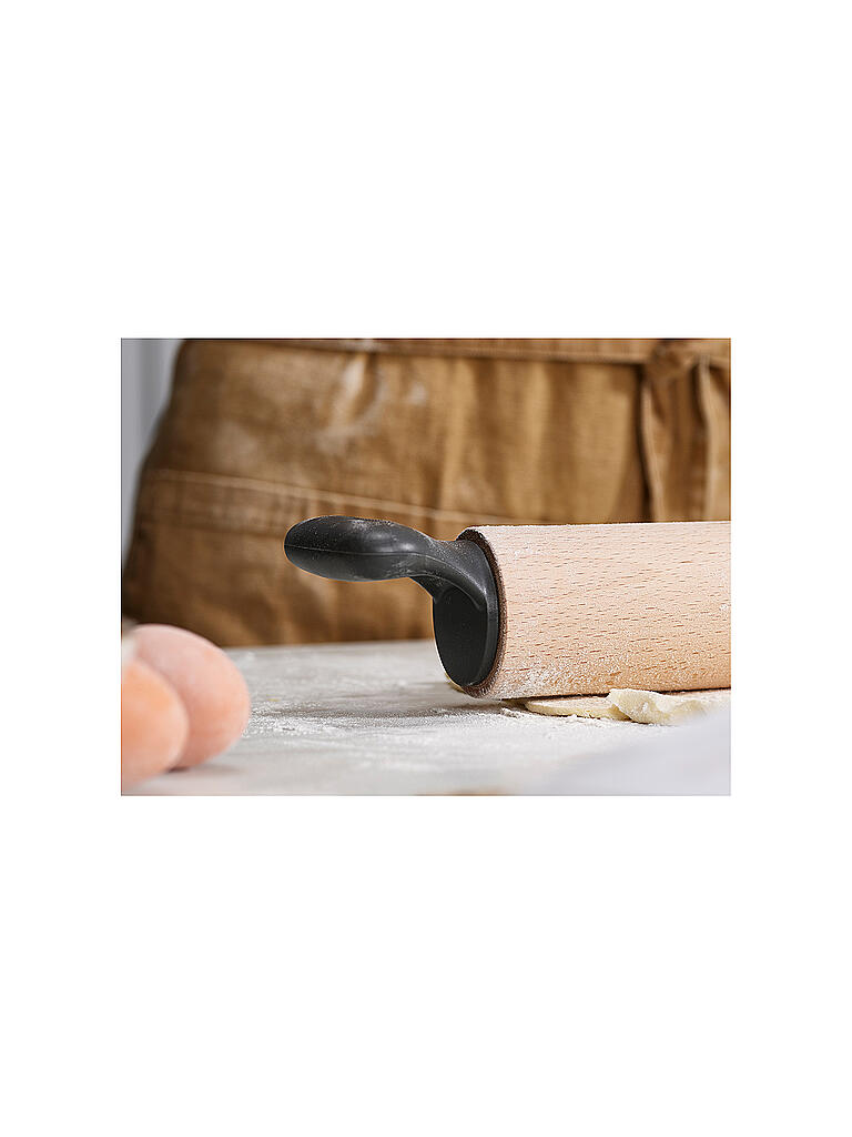 JOSEPH JOSEPH | Grip-Pin™ Nudelholz 40cm Buche/Grau | braun