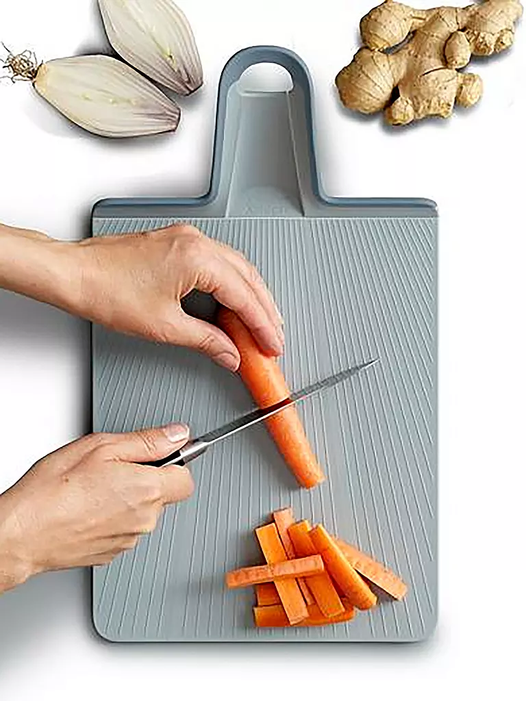 JOSEPH JOSEPH | Schneidbrett Chop2Pot™ Mittel  | hellblau