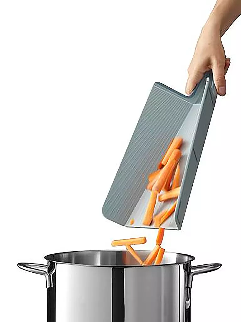 JOSEPH JOSEPH | Schneidbrett Chop2Pot™ Mittel  | hellblau