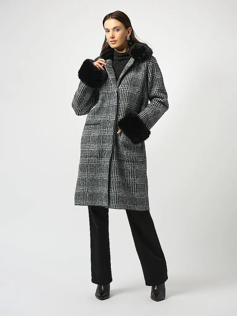 JOSEPH RIBKOFF | Mantel | Schwarz