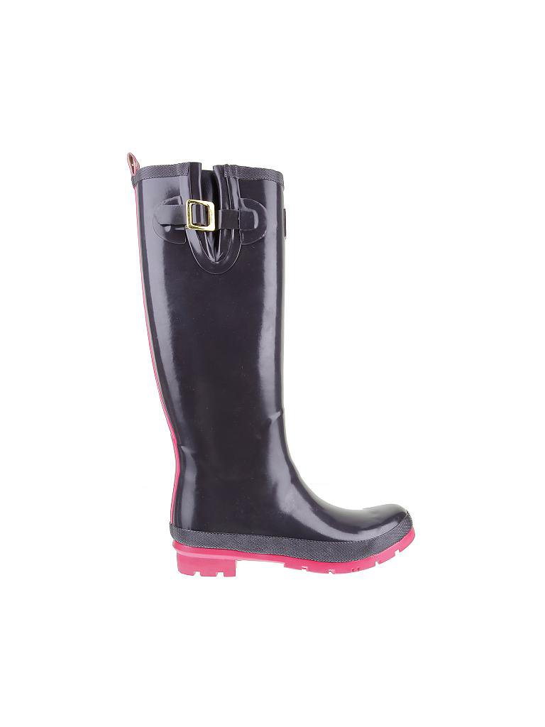 JOULES | Gummistiefel "Welly Gloss" | grau