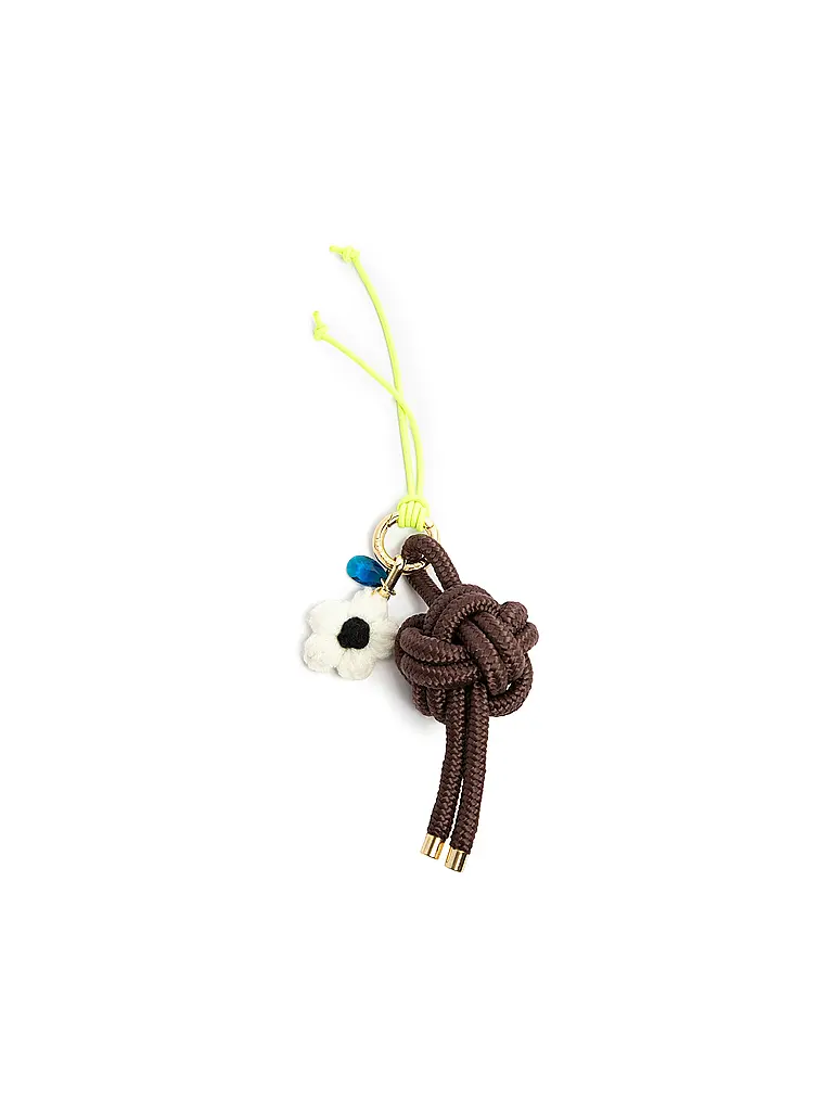 JULIA SKERGETH | Anhänger THE KNOT CHARM | braun