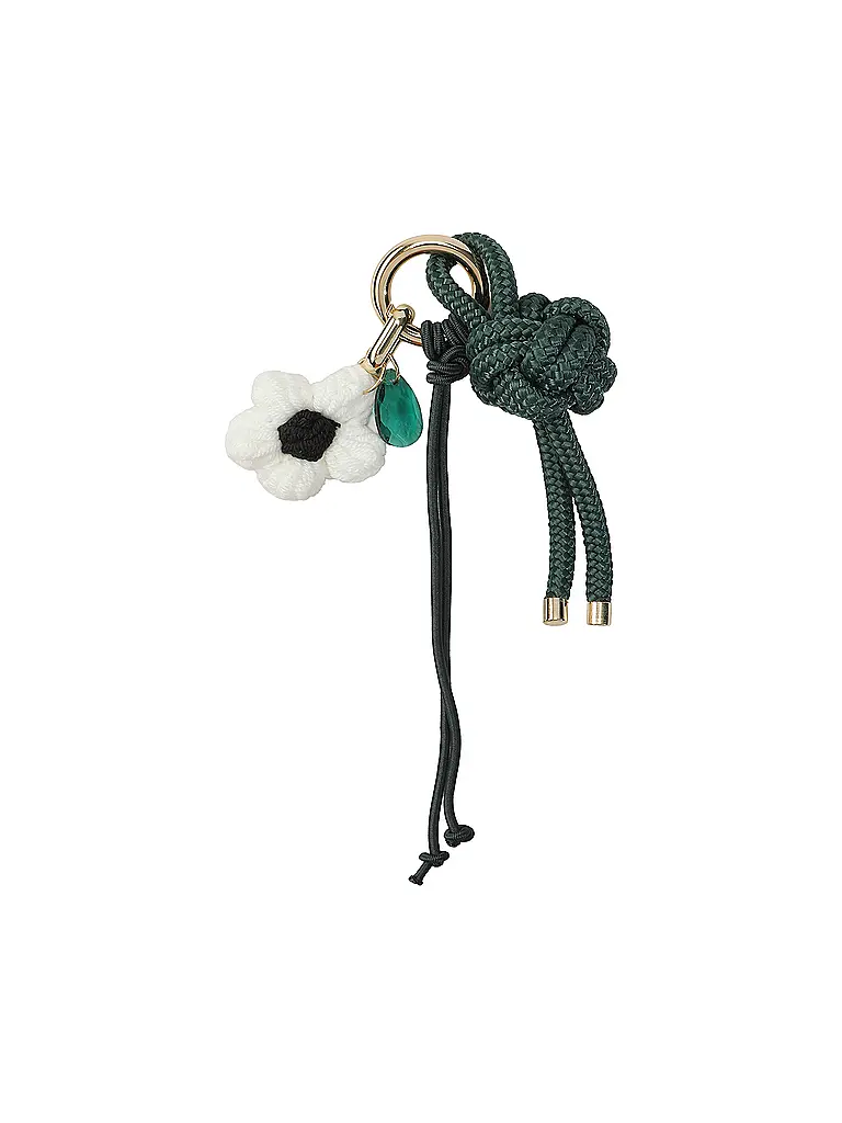 JULIA SKERGETH | Anhänger THE KNOT CHARM | dunkelgrün