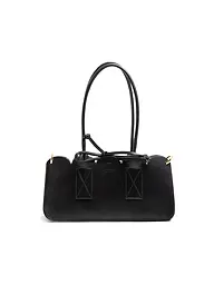 JULIA SKERGETH | Henkeltasche TAKEAWAY BAG TULIP | schwarz