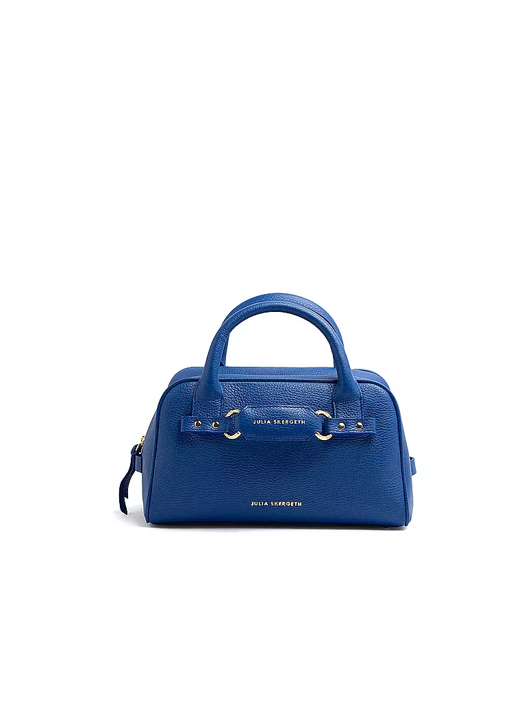 JULIA SKERGETH | Ledertasche - Henkeltasche DOCTORS BAG Small | blau