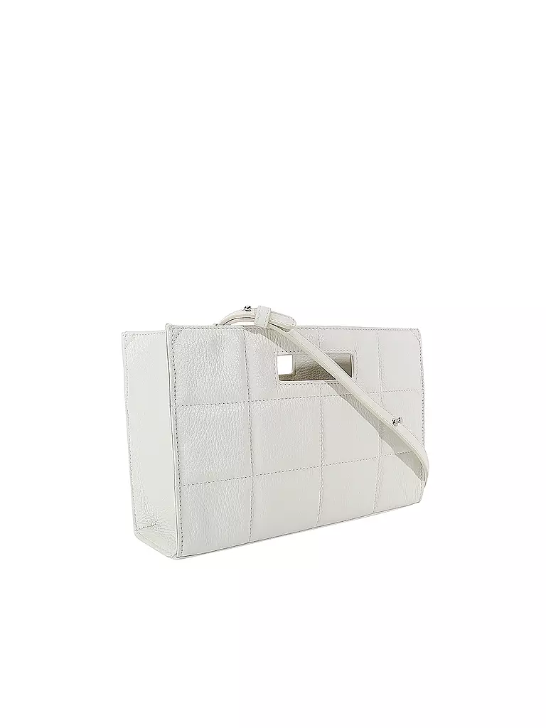 JULIA SKERGETH | Ledertasche - Henkeltasche QUILTED BAG SMALL | beige