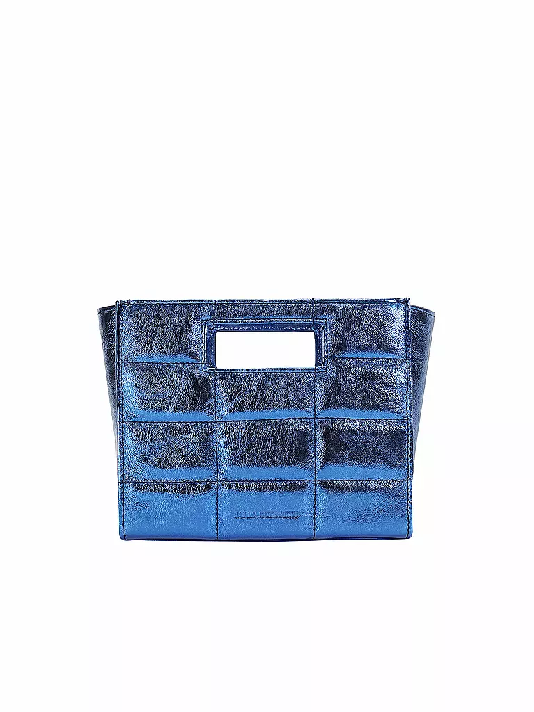 JULIA SKERGETH | Ledertasche - Mini Bag  | blau