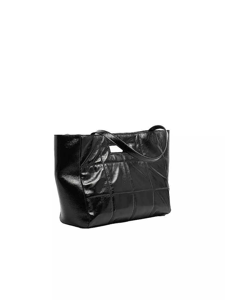 JULIA SKERGETH | Ledertasche - Shopper QUILTET BAG SOFT | rosa