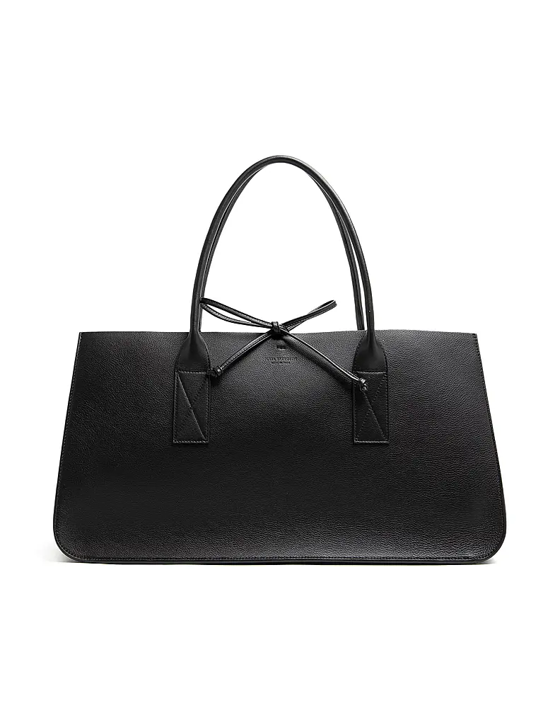 JULIA SKERGETH | Ledertasche TAKEAWAY BAG LARGE | schwarz