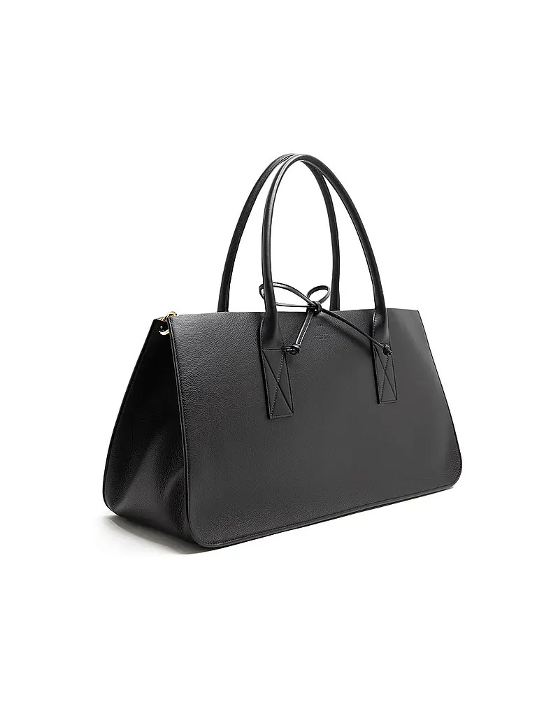 JULIA SKERGETH | Ledertasche TAKEAWAY BAG LARGE | schwarz