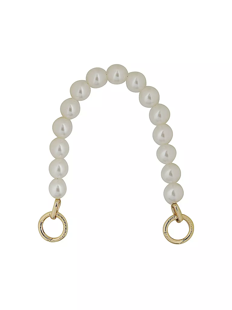 JULIA SKERGETH | Taschenaccessoire - Kette PEARL CHAIN CHUNKY LONG 20 | creme