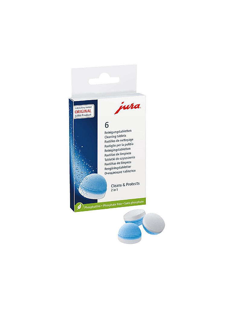 JURA | 2 Phasen Entkalkungstabletten | keine Farbe