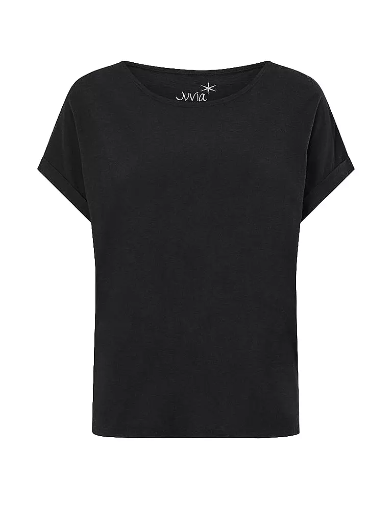 JUVIA | Loungewear Shirt LUCA | schwarz