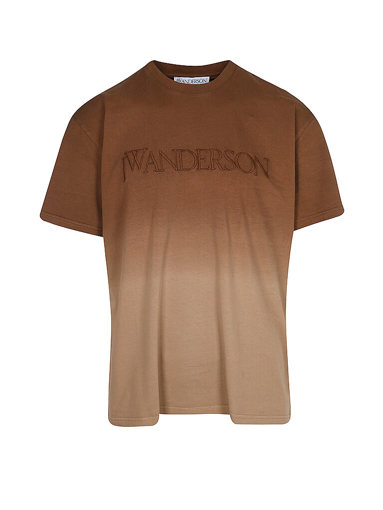 JW ANDERSON T-Shirt LOGO GRADIENT TEE braun | S