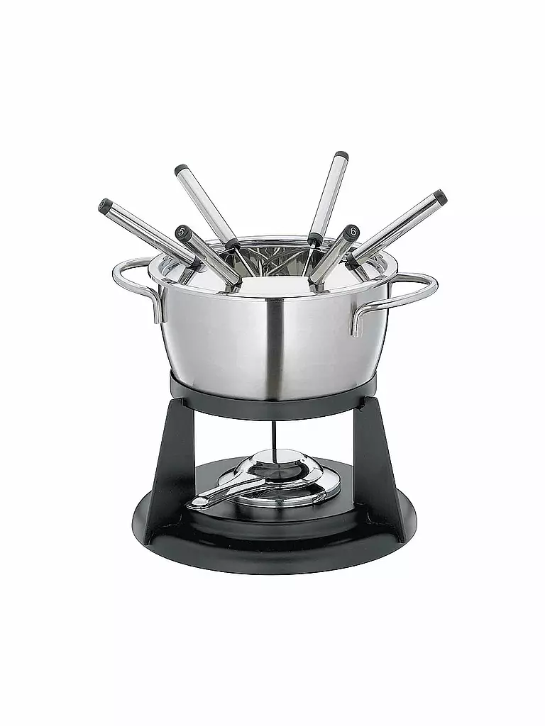 KÜCHENPROFI | Fondue-Set St.Moritz 1,9l | silber