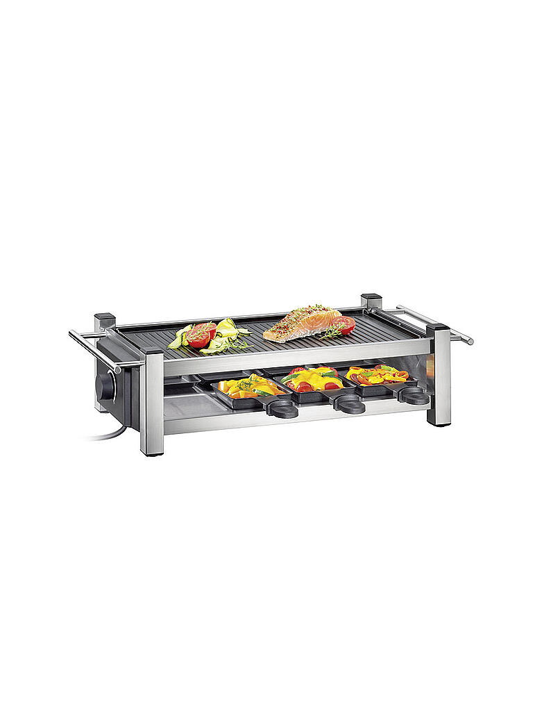 KÜCHENPROFI | Raclette Taste Edelstahl | silber
