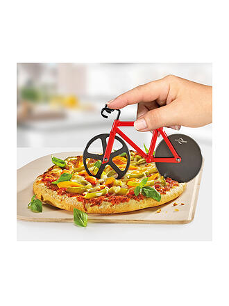 KÜCHENPROFI | Pizzaschneider BIKE Rot/Schwarz