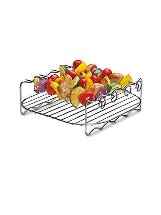 KÜCHENPROFI | Grill-Set zu Heißluftfritteuse IMPULS 8 L 5-tlg Edelstahl 