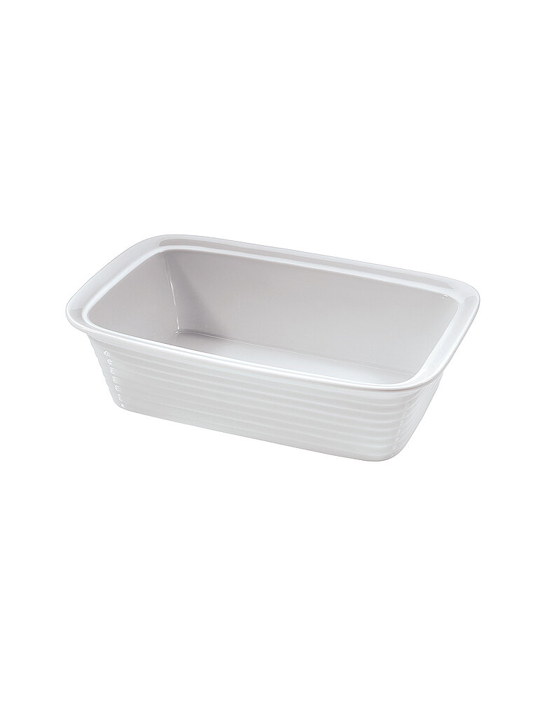 Küchenprofi 750218238 Lasagneform, extra hoch 38 cm aus Hartporzellan 07 5021 82 38, Weiß, One Size