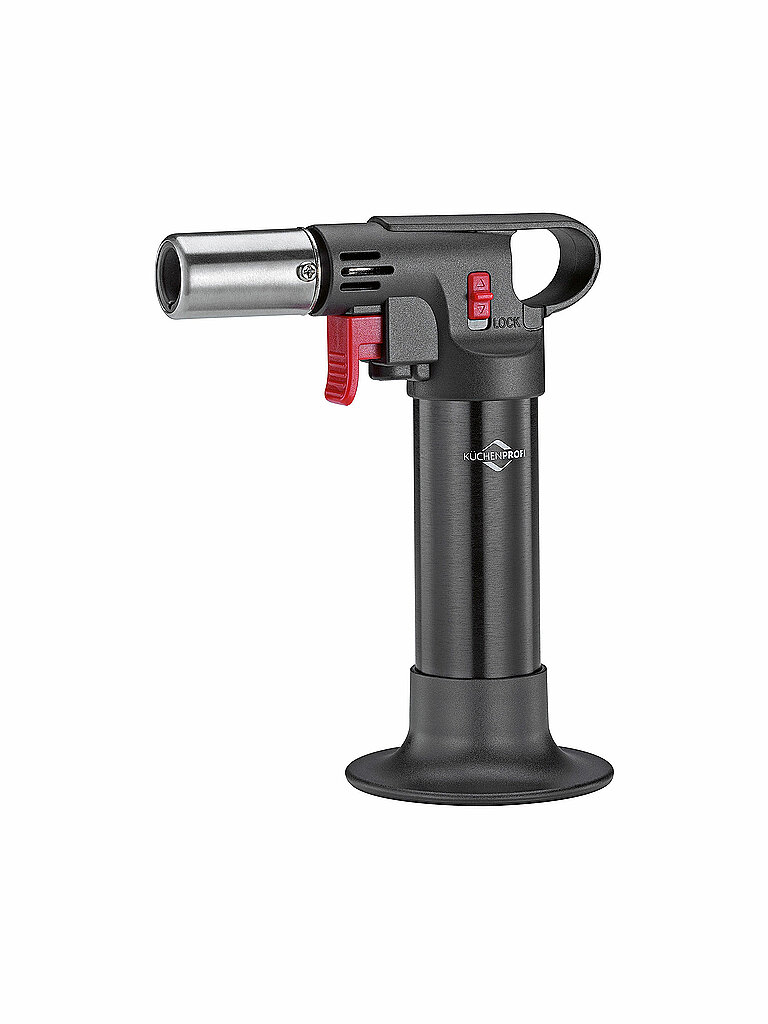 KÜCHENPROFI Flambierbrenner 15cm CLASSIC schwarz