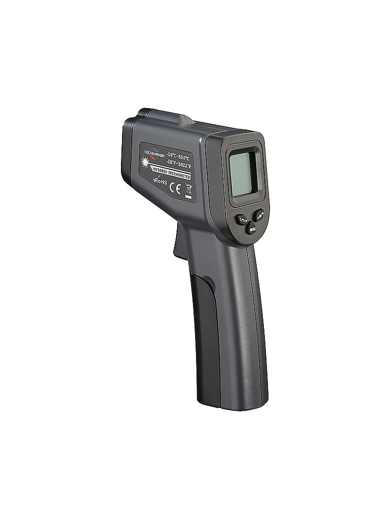 KÜCHENPROFI  Infrarot-Thermometer -50-550C schwarz