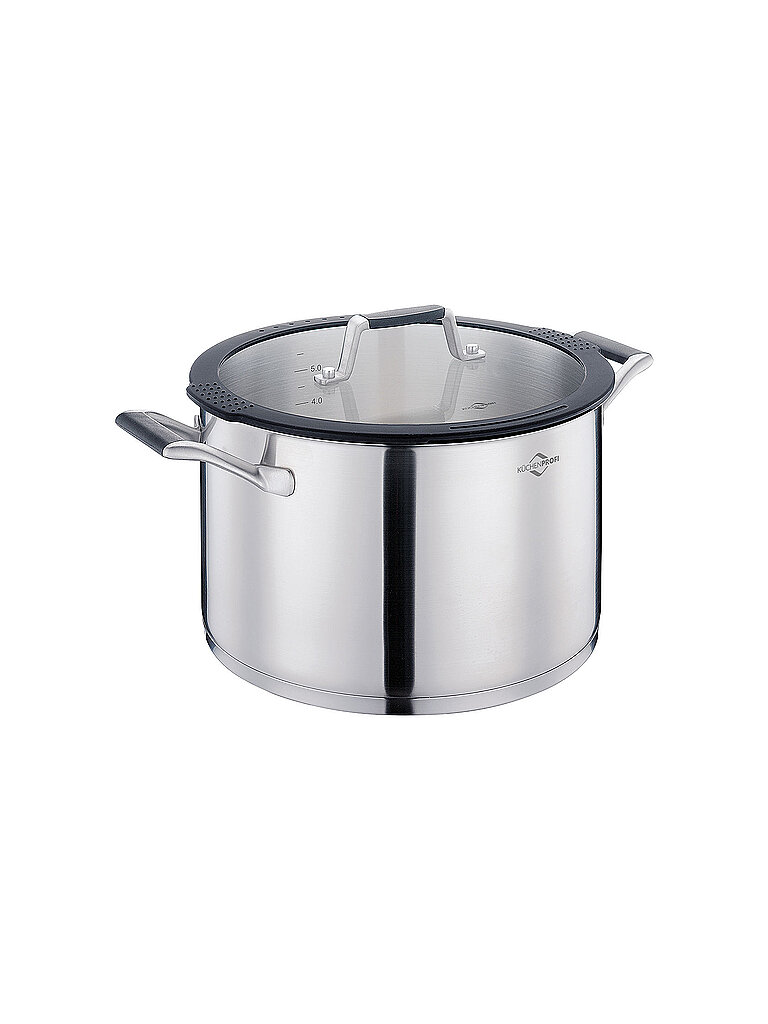 KÜCHENPROFI Kochtopf COMO 24cm/6,5l Edelstahl  silber