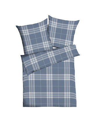 KAEPPEL | Flanell Bettwäsche 70x90cm/140x200cm PURE Blau