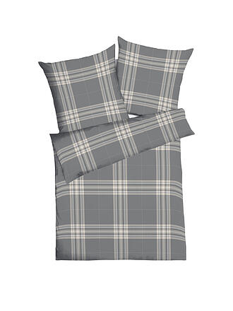 KAEPPEL | Flanell Bettwäsche 70x90cm/140x200cm PURE Anthrazit