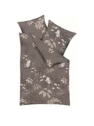 KAEPPEL | Flanell Bettwäsche 70x90cm/140x200cm SCHNEEEULE Braun | Braun