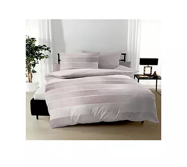 KAEPPEL Flanell Bettwäsche 70x90cm/140x200cm TIMELESS Rose