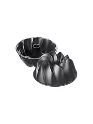 KAISER | Guglhupfform geschwungen 25cm  Antihaft | schwarz