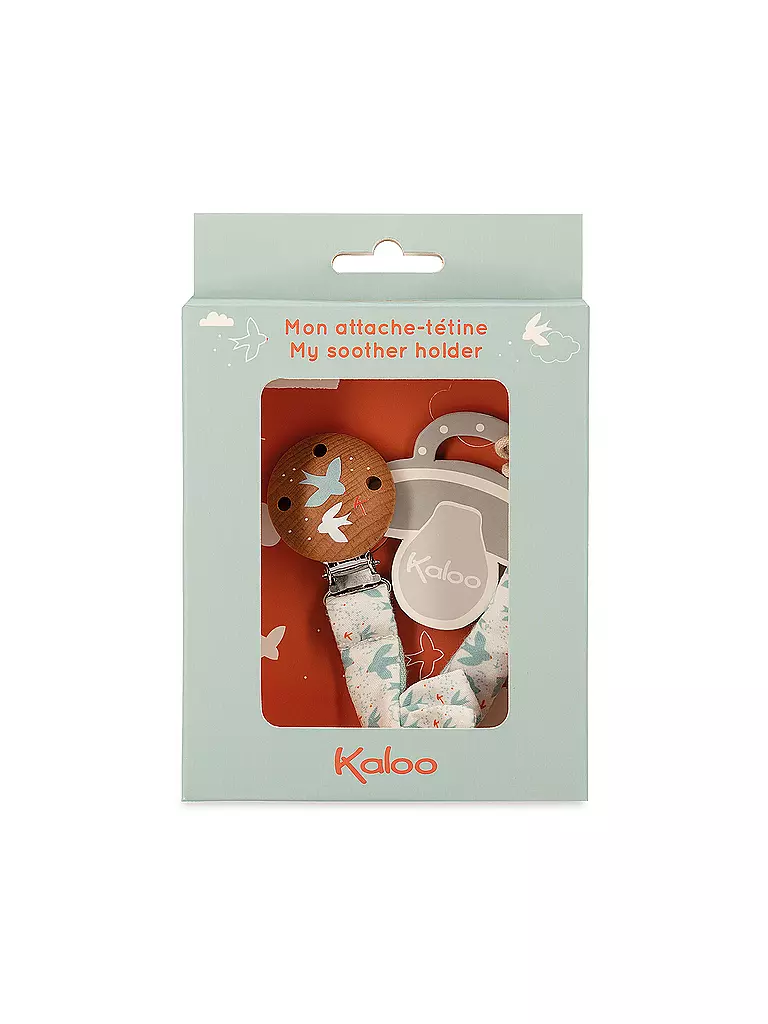 KALOO | Schnullerkette | dunkelblau
