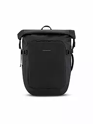 KAPTEN & SON | Rucksack LISBON, erweiterbar | schwarz