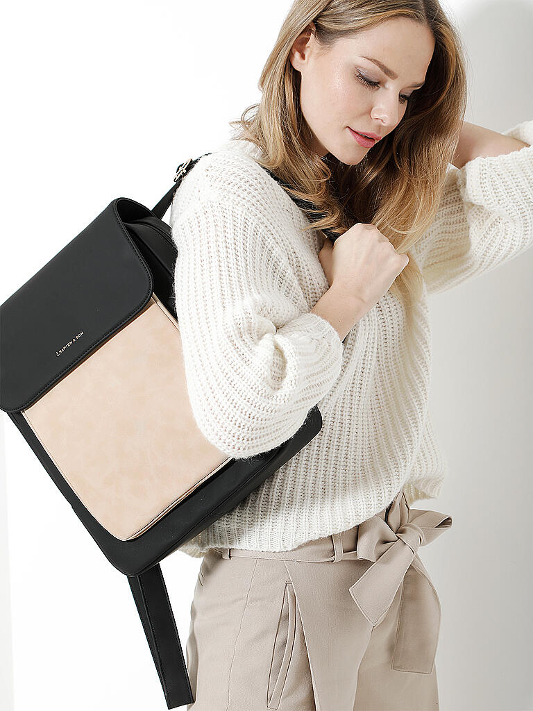 kapten and son rucksack tromso cream black